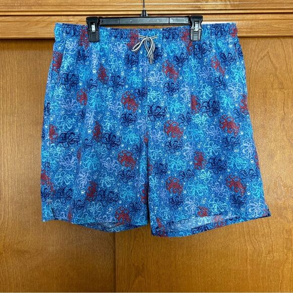Peter Millar Other - Peter Millar Seaside Collection Octopus Printed Swim Trunks Size XXL